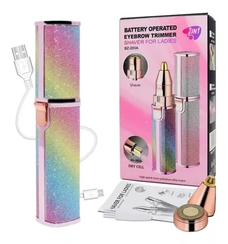 Depiladora facial 2 en 1