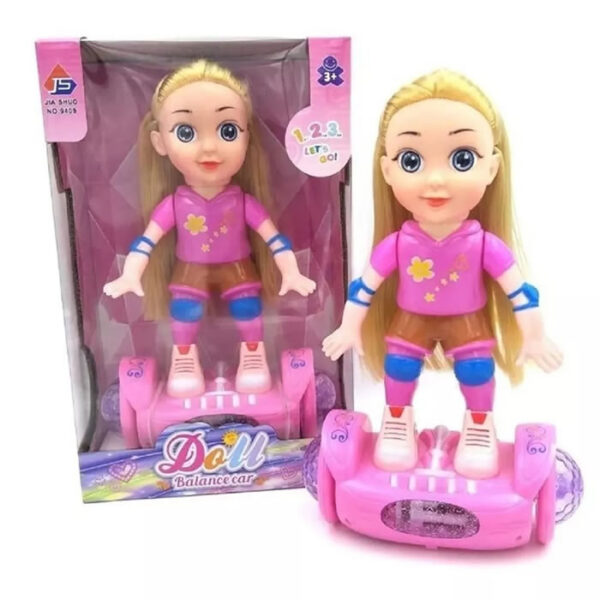 Muñeca en patineta doll