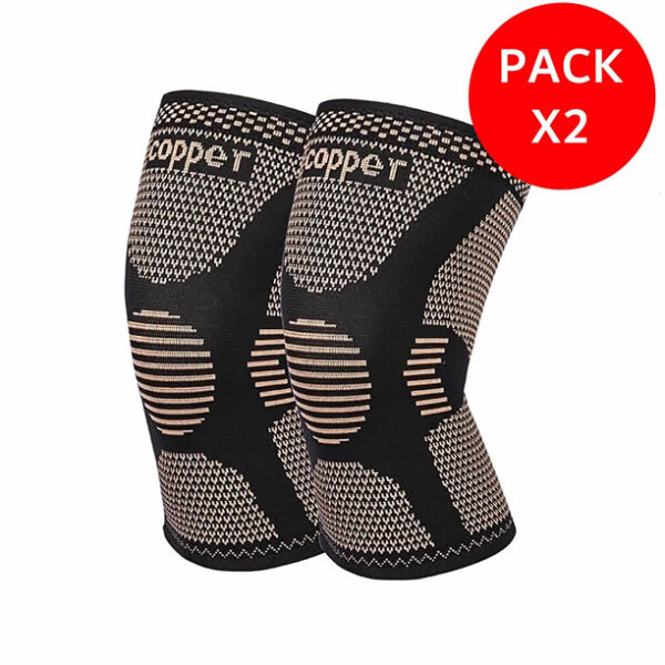 Pack 2 rodillera de compresión