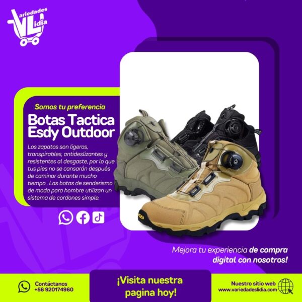 Botas Tactica Esdy Outdoor