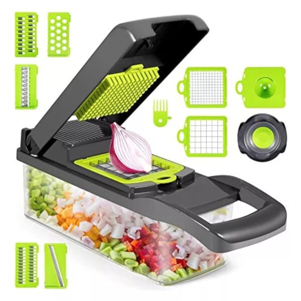 Picadora De Verduras, Cortadora Multifuncional 12 En 1