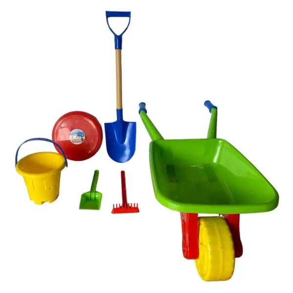 Carretilla playera infantil con accesorios