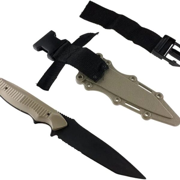 Cuchillo Tanto M8 coyote entrenamient plástico airsoft