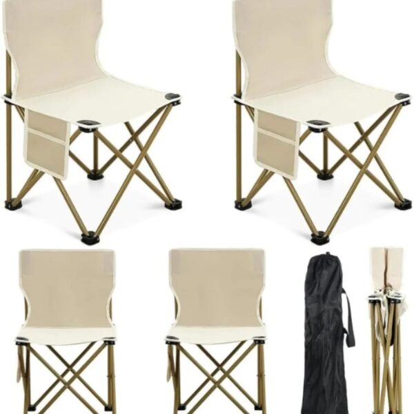 Silla plegable para acampar set x 4