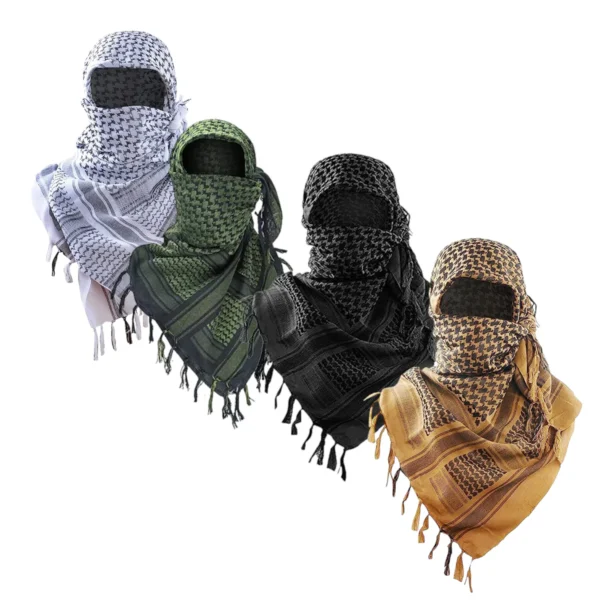 Shemagh Bufanda algodon Keffiyeh Tactico Arabe