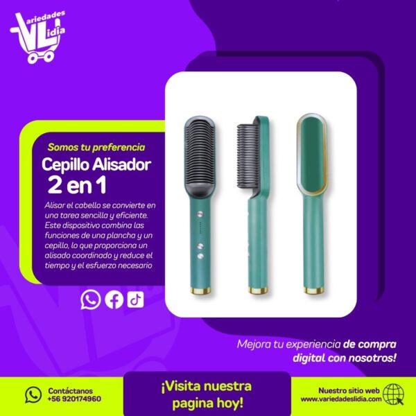CEPILLO ALISADOR 2 EN 1🧔‍♀️👩‍🦰