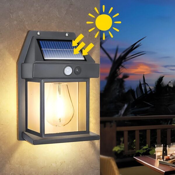 ☀️LÁMPARA SOLAR CON SENSOR DE MOVIMIENTO.✨