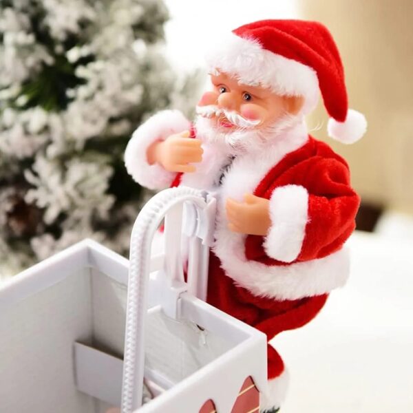 Decoración Navideña de Papá Noel para Escalar a la Chimenea 🎅🏻🎅🏻