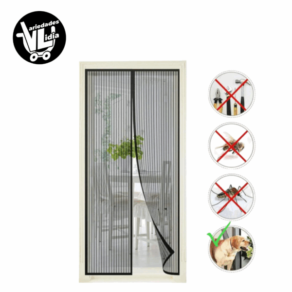 CORTINA MAGNÉTICA TIPO PUERTA CONTRA MOSQUITOS 🦟🦟🪰🪰